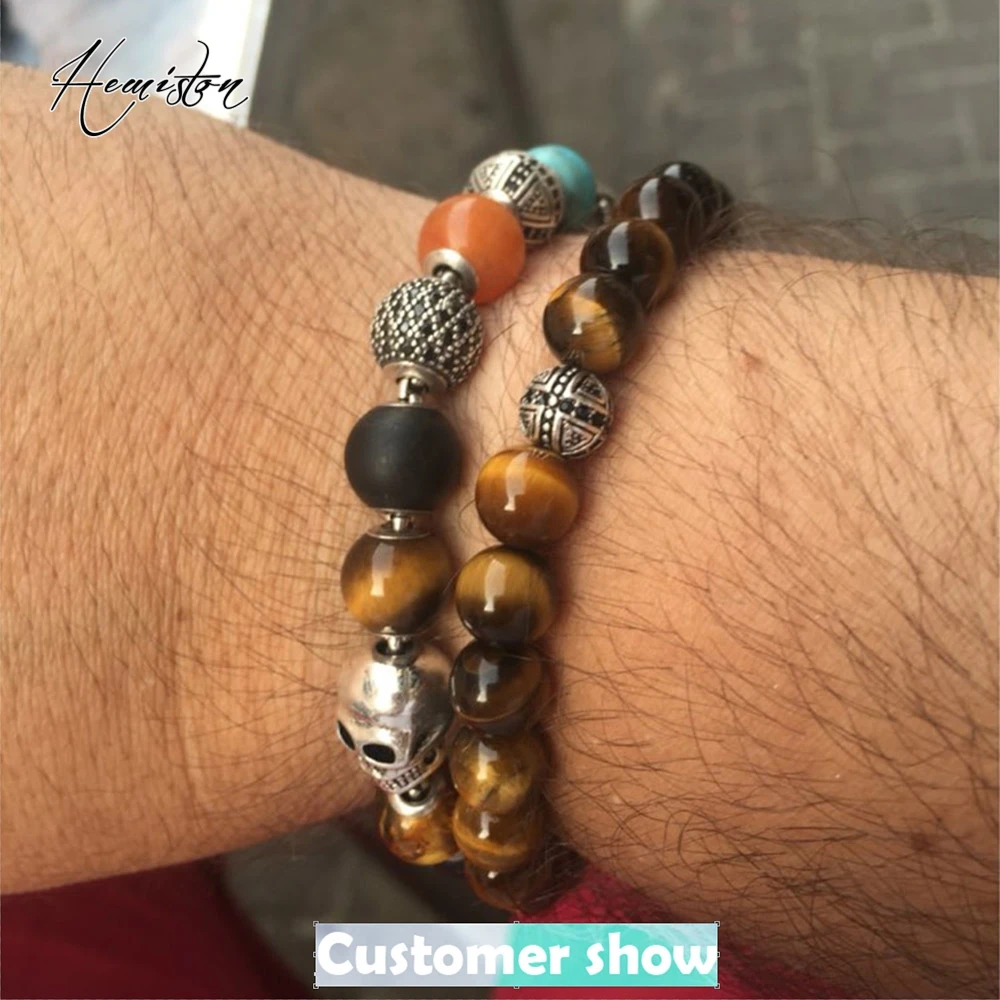 Лидер продаж эластичный браслет Thomas AAA с бусинами тигровый глаз в виде героев