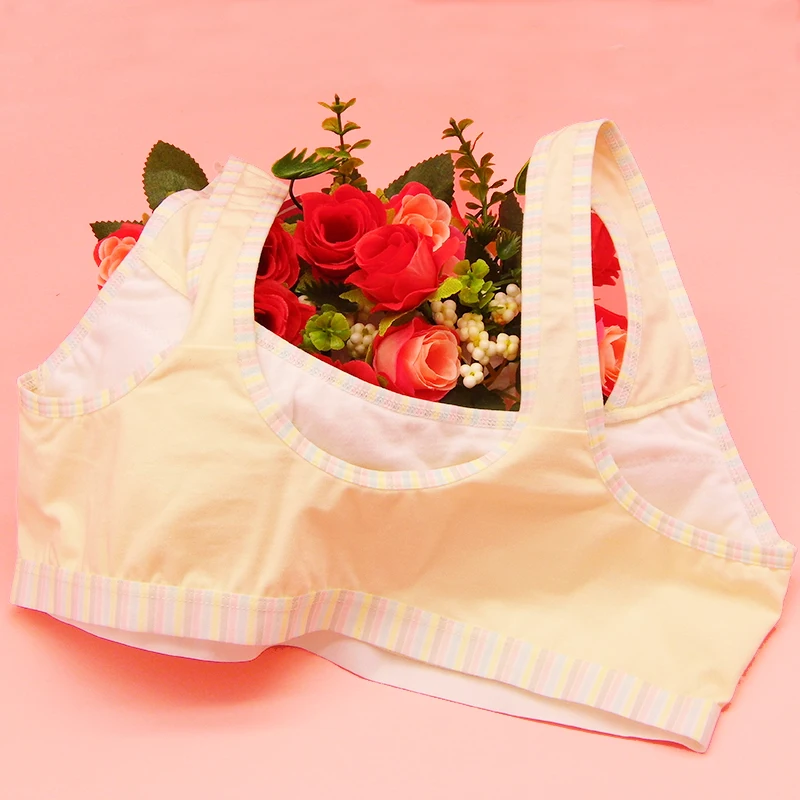 Feichangzimei/нижнее белье для девочек подростков хлопковые однотонные AA Кубок