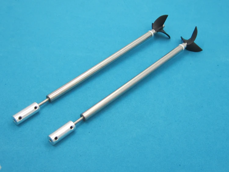 

1Set 3mm Drive Shaft Kit L10/15/20/25/30cm Transmission Axle+D32mm CW Propellers+Universal joint+Axle Sleeve for RC Jet Boats