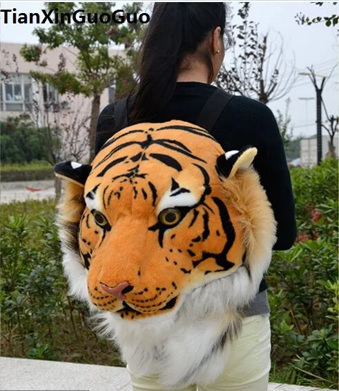 simulation yellow tiger head plush backpack, 60x40x30cm fashion bookbag, Christmas gift w2504
simulation yellow tiger head plush backpack, 60x40x30cm fashion bookbag, Christmas gift w2504
