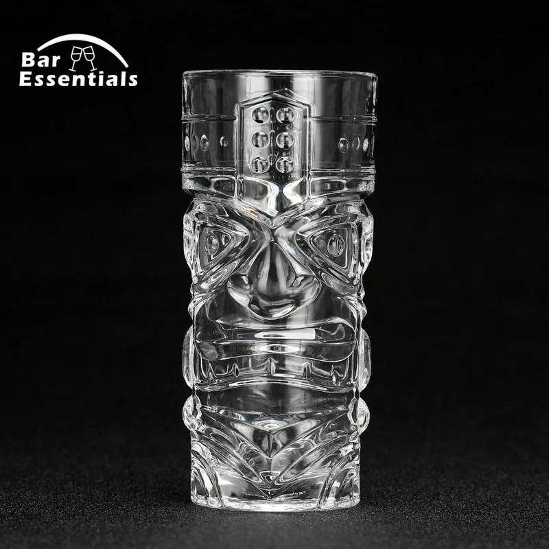 420 мл стеклянная tiki Коктейльная стеклянная tiki чашка для лица бокал для вина зомби коктейль