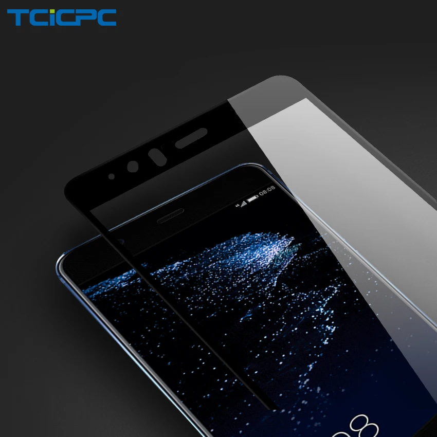 TCICPC для huawei P10 плюс закаленное стекло 9h HD Ясно полное покрытие защитной Стекло для huawei P10 Lite Экран протектор фильм