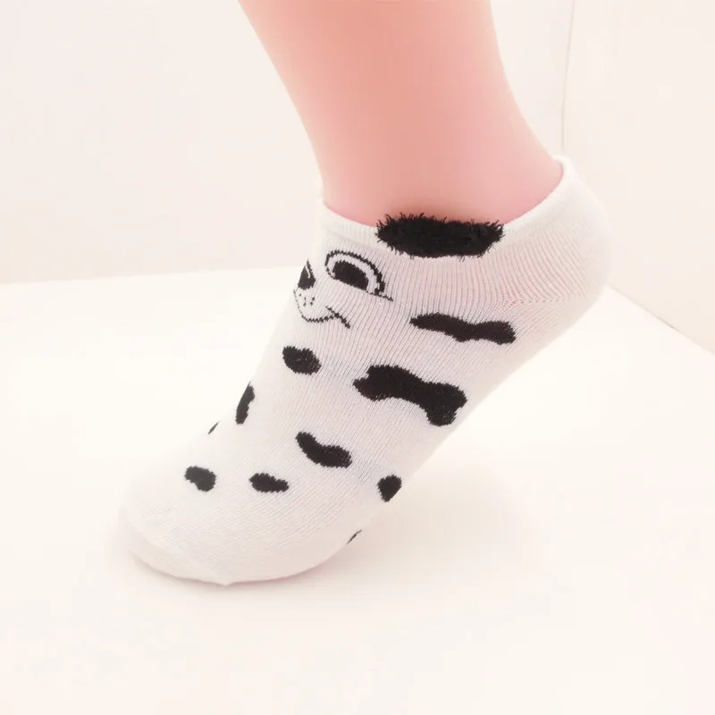 Новые Модные Носки Happy женские розовые хлопковые носки с милыми животными новые