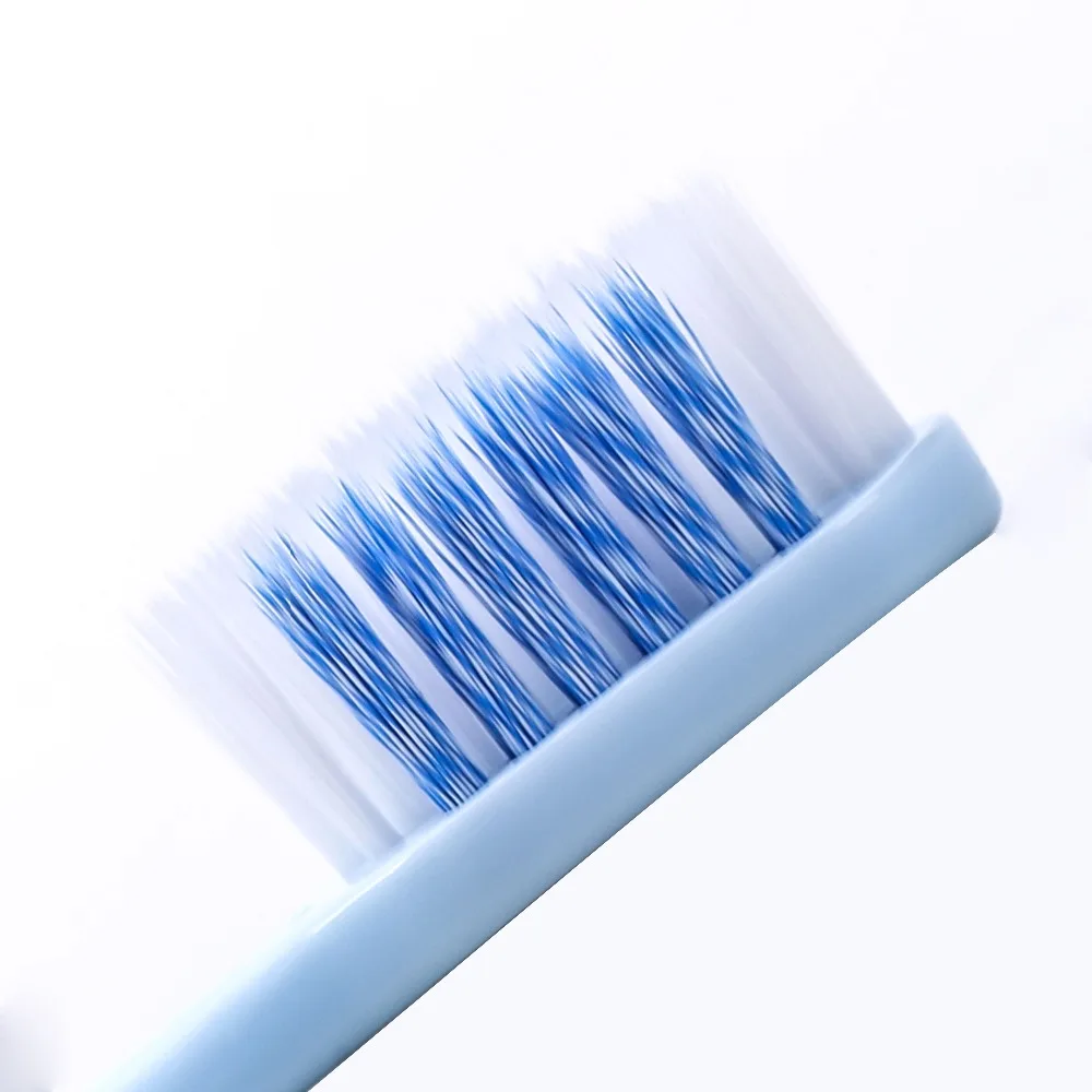 

2pcs soft-bristle toothbrush Wide densely hairy 56 hole protection adult toothbrush (Color random)