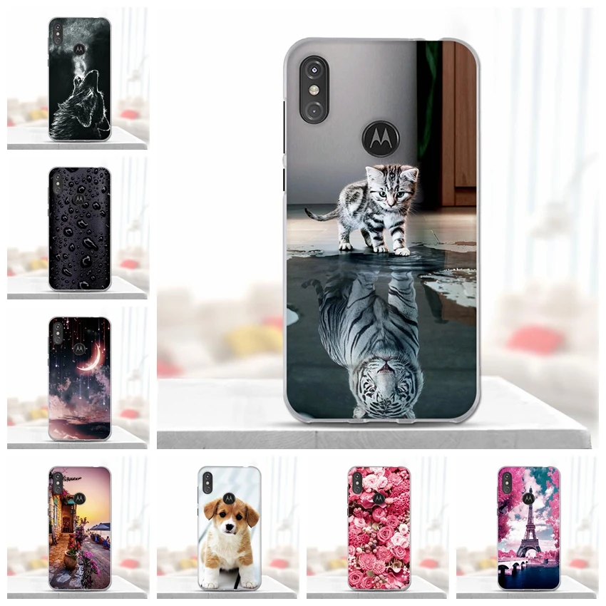 Чехол для Motorola Moto P30 Note чехол One Power мягкий силиконовый 3d из ТПУ милый Fundas
