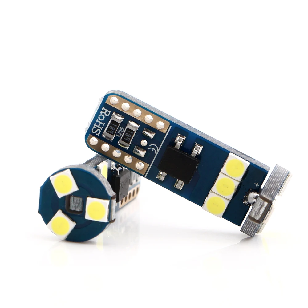 YM E-Bright 2 шт. T10 W5W светодиодный Canbus безошибочный 3030 9 SMD 540Lm Can-bus Авто клиновидные