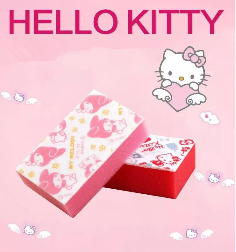 Kitty двухсторонний спонж для чистки бытовой обеззараживания губки мытья посуды