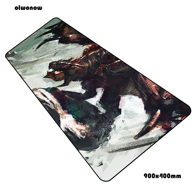 Коврик для мыши monster hunter, геймер, инди-поп, 90x40 см, коврик для мыши notbook, игровой коврик для мыши, Domineering pad, коврик для мыши, стол для компьютера, коврики для мыши