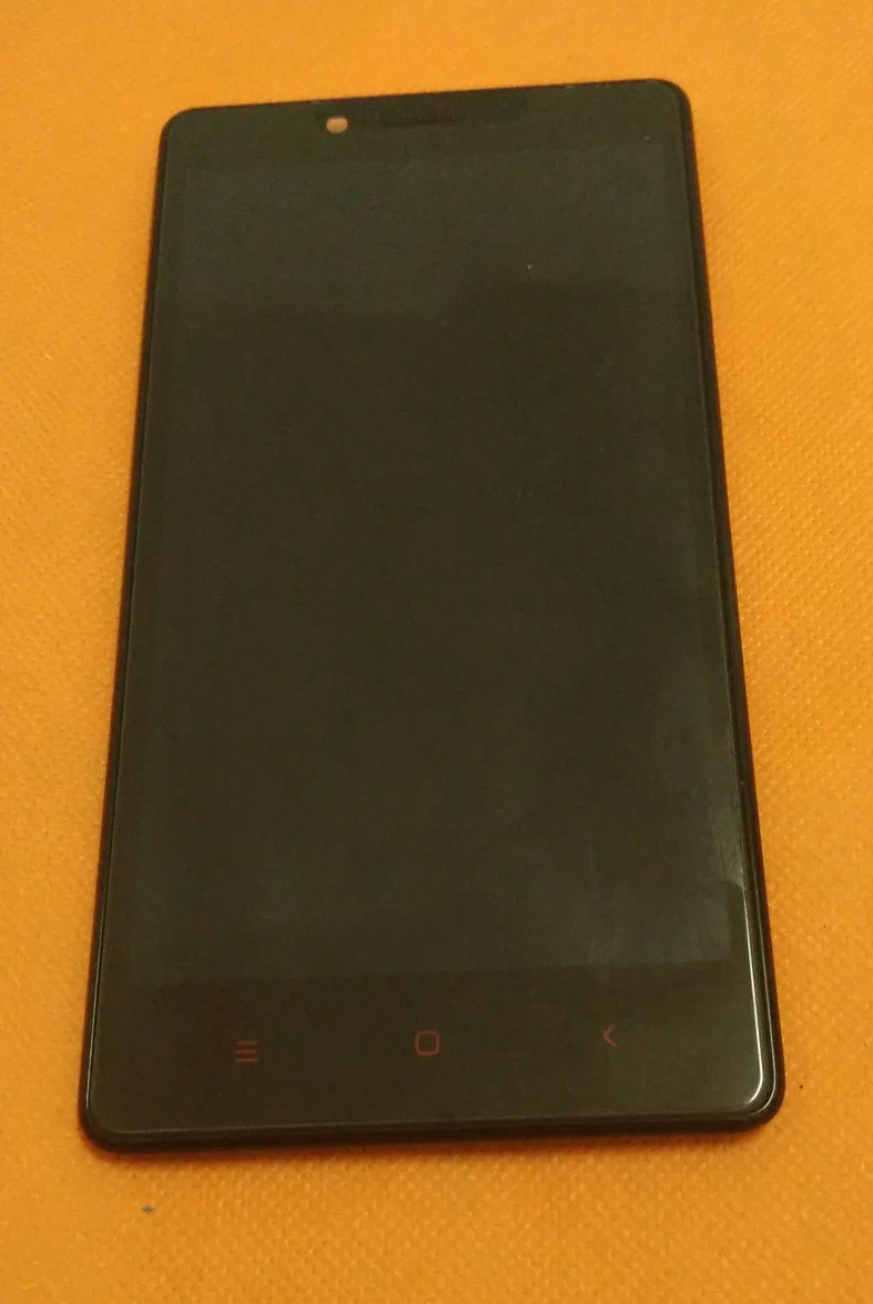 Used Original LCD Display Screen + Touch Frame for Xiaomi Hongmi Note 3G WCDMA Dual SIM MTK6592 5.5" Free shipping | Мобильные