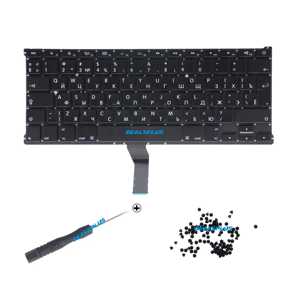 Новая русская клавиатура подходит для Macbook Air 13 дюймов A1369 A1466 MD231 MD232 MC503 год 2011