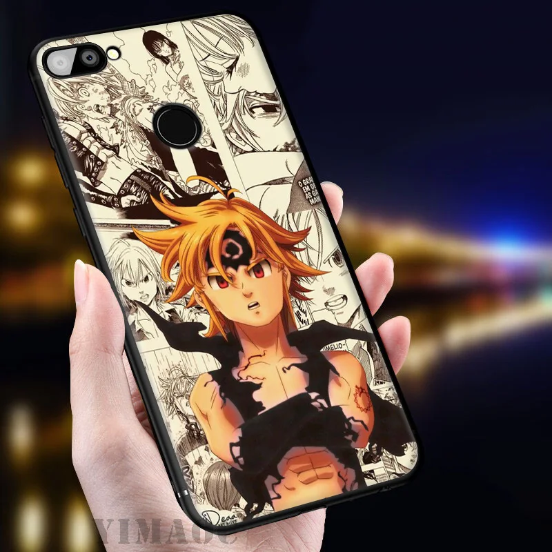 Мягкий чехол YIMAOC The Seven Deadly Sins для huawei Honor View 20 10 8X8 8C 6A 7A 7X 7C Lite Pro Y9 Y7 Y6 Prime 2018 2017 |