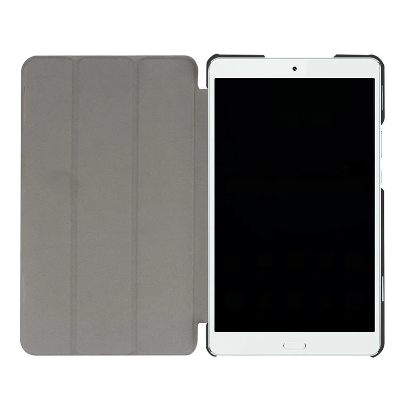 JRZ для Huawei MediaPad M3 8 4 дюймовые Чехлы тройной Стенд кожаный чехол с шелковой