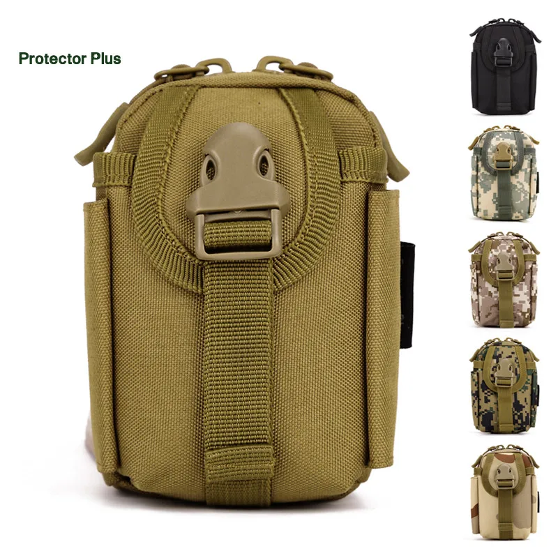 Mini Waist Bag Camouflage Nylon Molle Pouch Mobile Phone Package Military Climb Army Attached Packs A32