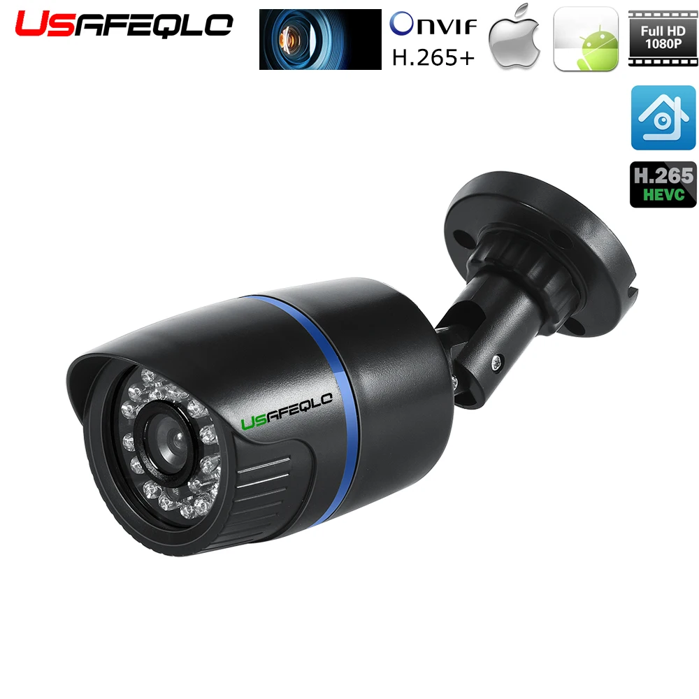 USAFEQLO H.265 SuperHD 8MP 5MP 4MP IP камера PoE 24 шт. светодиоды ночное видение 25 м камеры