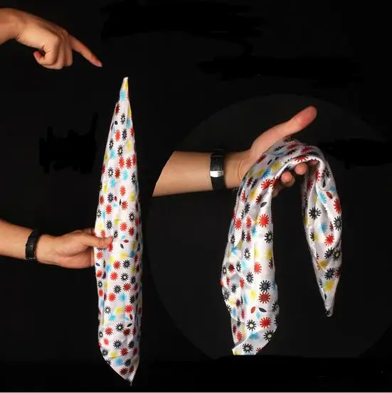 Бесплатная доставка 5 шт. магический шелковый шарф для производительность Танцы