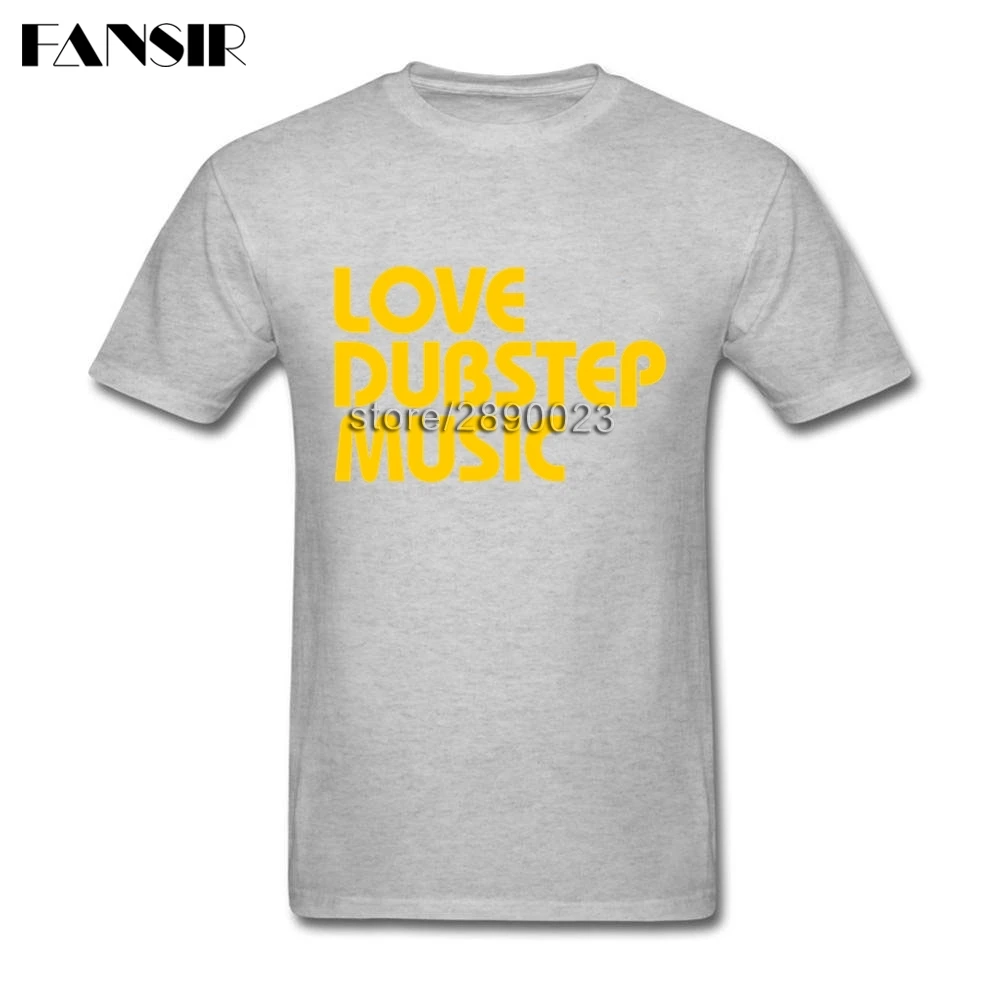 2020 Новые Любовь Dubstep музыка футболка Homme пользовательские хлопок короткий рукав с