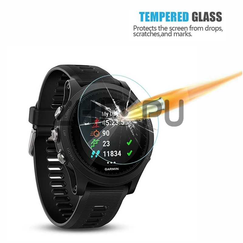 10 шт./партия 9H закаленное стекло для Garmin Forerunner 935 Защитная пленка для экрана Garmin Forerunner 935