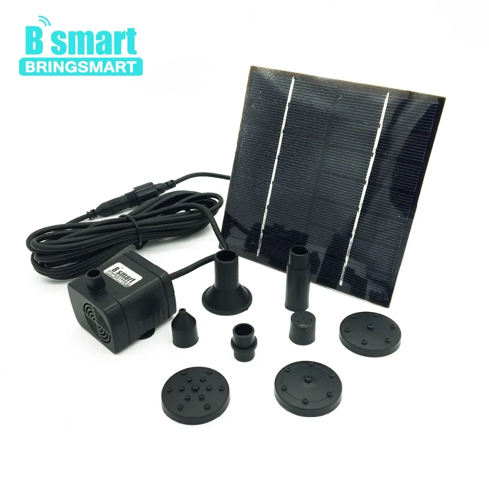 Bringsmart JT 180 1.4W 200 л/ч 80 см Солнечный микроводяной насос 7 в DC бесщеточный пруд фонтан