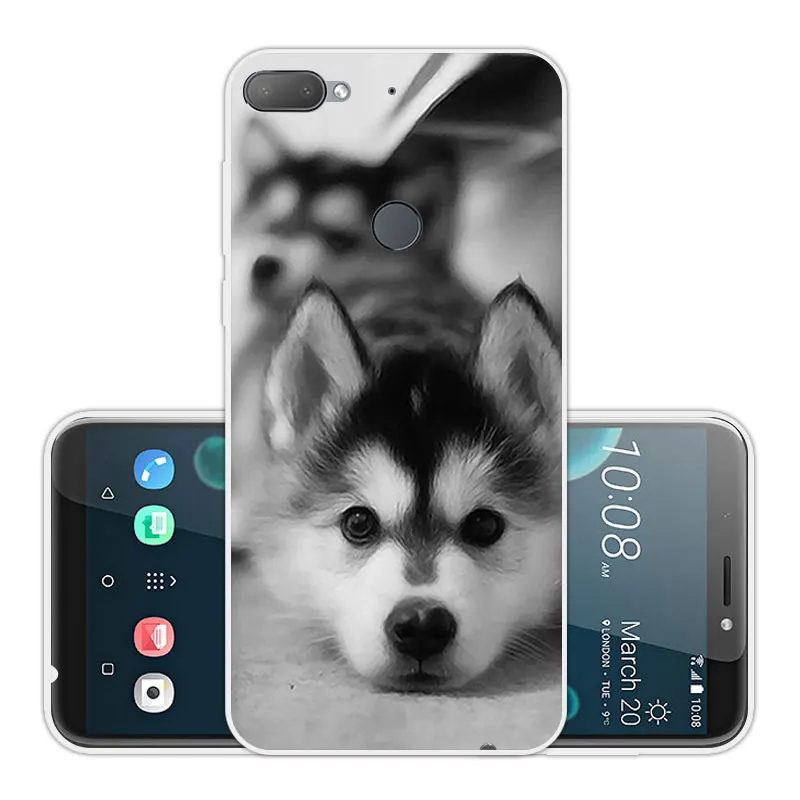 Чехол из ТПУ для HTC Desire 12 Plus прозрачный Ультратонкий Мягкий силикон 6 0 дюйма +