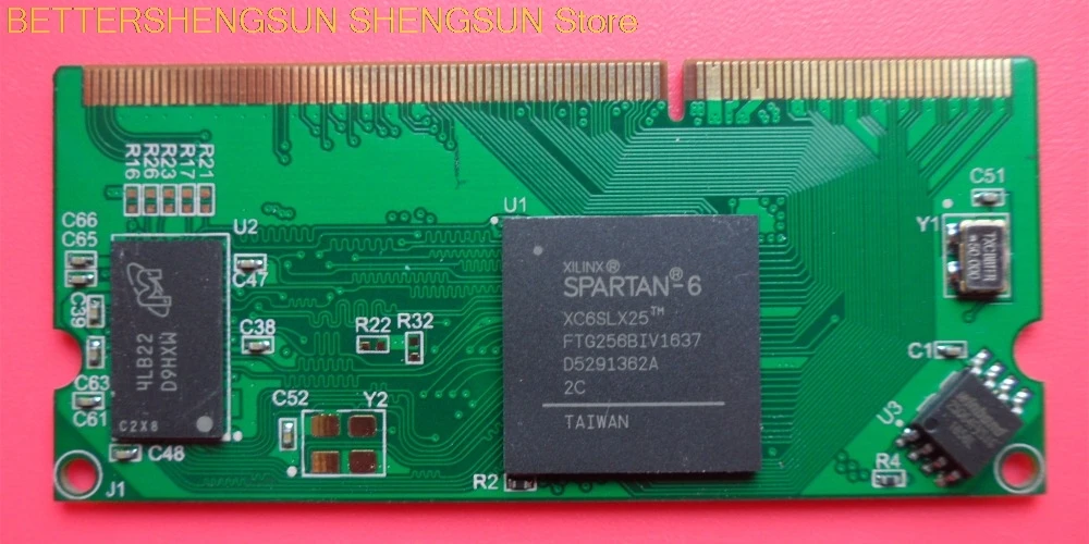 Плата Xilinx Spartan6 XC6SLX25 основная плата FPGA DDR3 интерфейс без пола | Автомобили и