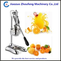 manual operated home use stainless steel orange lemon fruit juicer machine