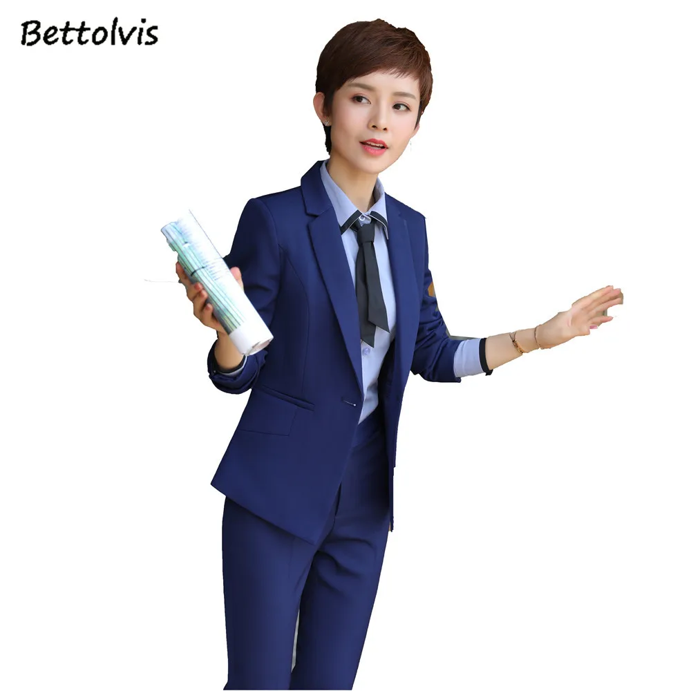 2019 осенне зимние женские элегантные комплекты трусов Женский комплект блейзер с