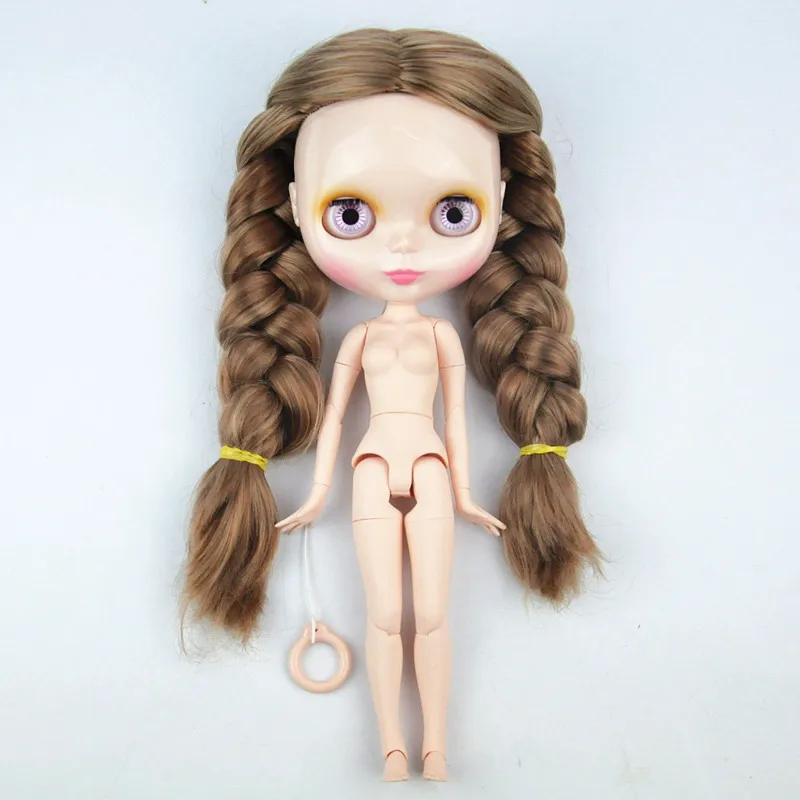 Фабрика Blyth кукла с гибкими суставами 1/6 2 косы центральной стричь волосы