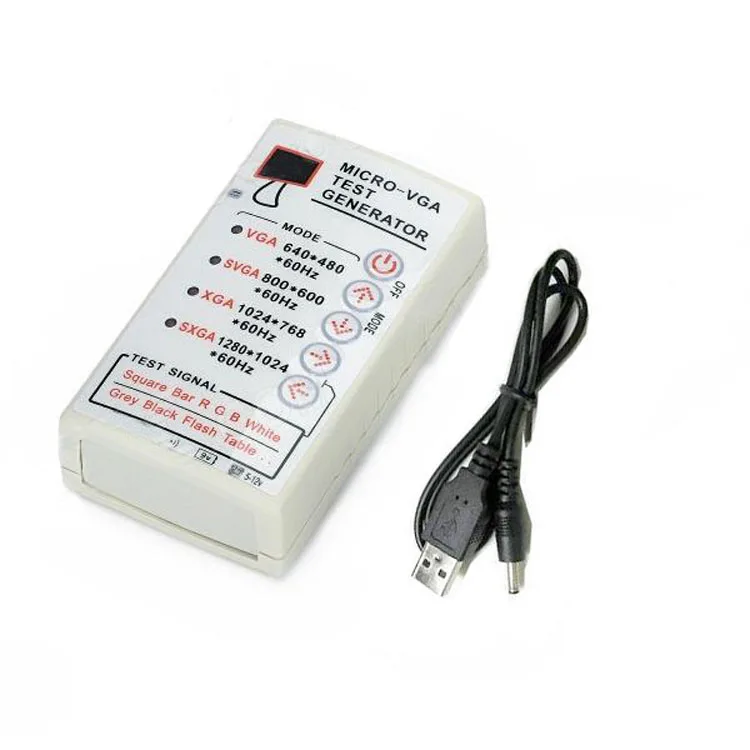 Портативный генератор сигналов VGA SVGA/XGA 60 Гц для ЖК-дисплея CRT монитор тестер USB