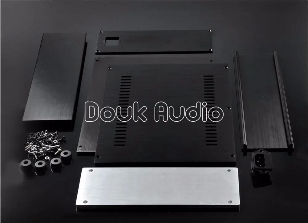 Корпус усилителя мощности Douk Audio алюминиевый корпус комбинированный сделай сам