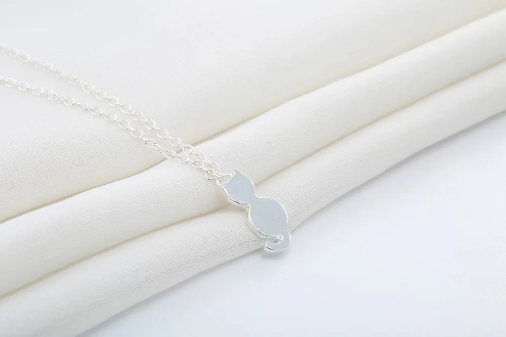 Чандлер милый Кот Китти миaow ожерелья с кулоном для женщин и девочек длинная