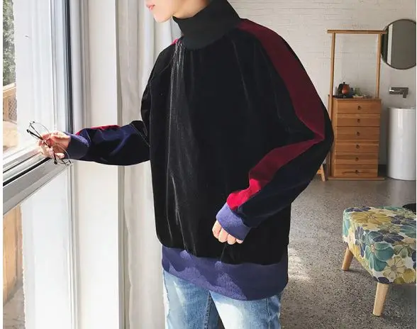 2018 осенние и зимние модные мужские классические шить ветер спортивная куртка