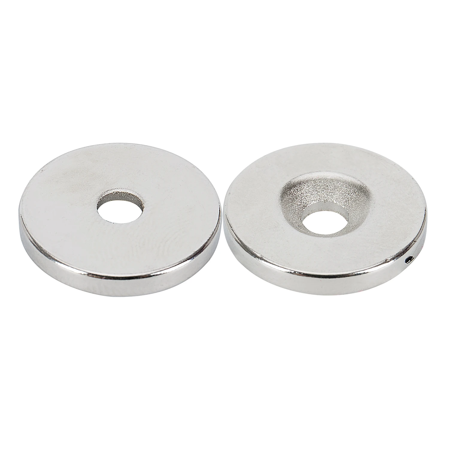 BMBY-5Pcs N52 Неодимовый магнит кольцо 20x3 мм с 4 джинсы с прорехами небольшой круглый супер мощный магнитный съемник для жестких бирок для электронного отслеживания товара магниты для ремесло галлия