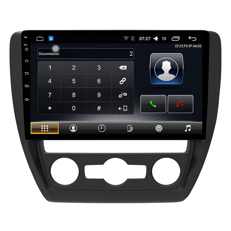 Автомобильный мультимедийный плеер 1 Din Android 7 автомобильный DVD для VW/Volkswagen Sagitar 2015