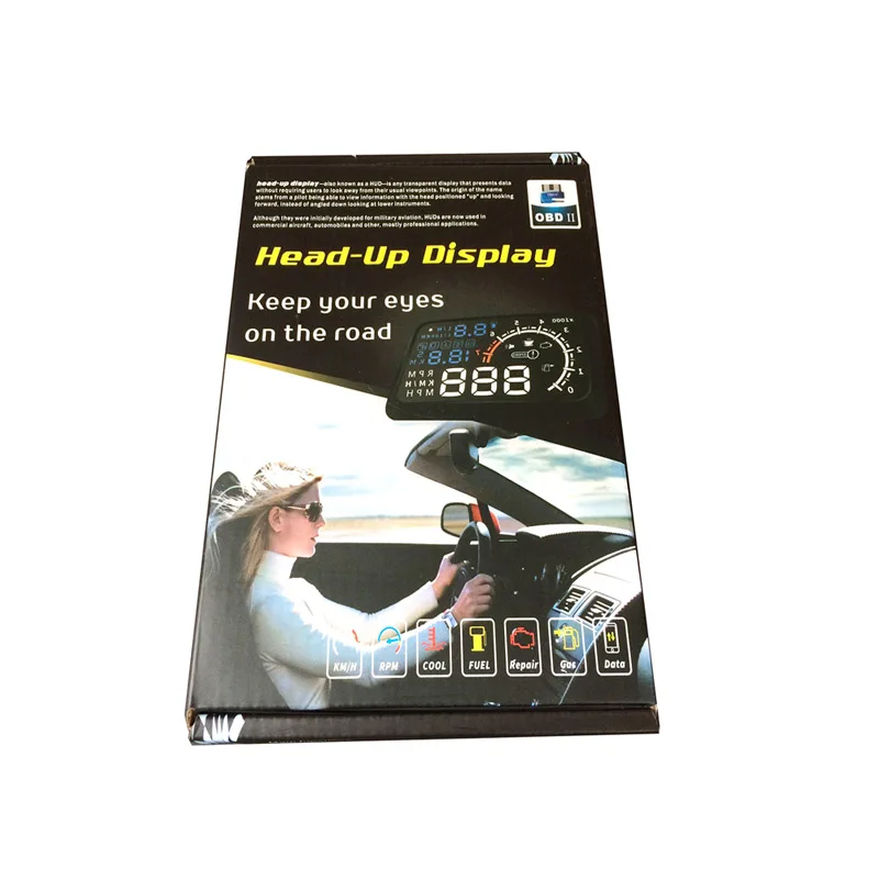 5.5 &quotash 4c автомобилей HUD Head Up Дисплей OBD II проектор Digital Light ускорения