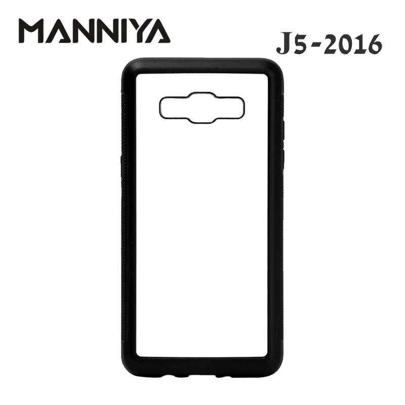 Manniya Blank резина для сублимации ТПУ чехол для Samsung Galaxy J3 J4 J5 J6 J7 J8 с Алюминий вставки 10 шт./лот