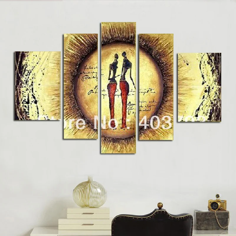 Высокое качество Современное абстрактное огромное украшение на стену живопись