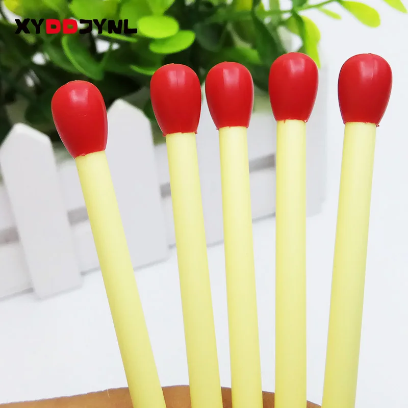 5 шт. Корейская креативная смешная ручка канцелярские милые мини спичка