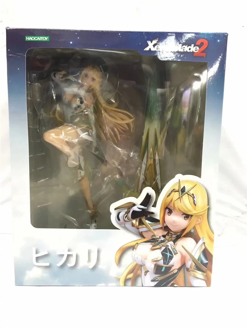 Аниме фигурки Xenoblade летопицы 2 Hikari мифа гомура масштаб 1/7 окрашенная ПВХ фигурка