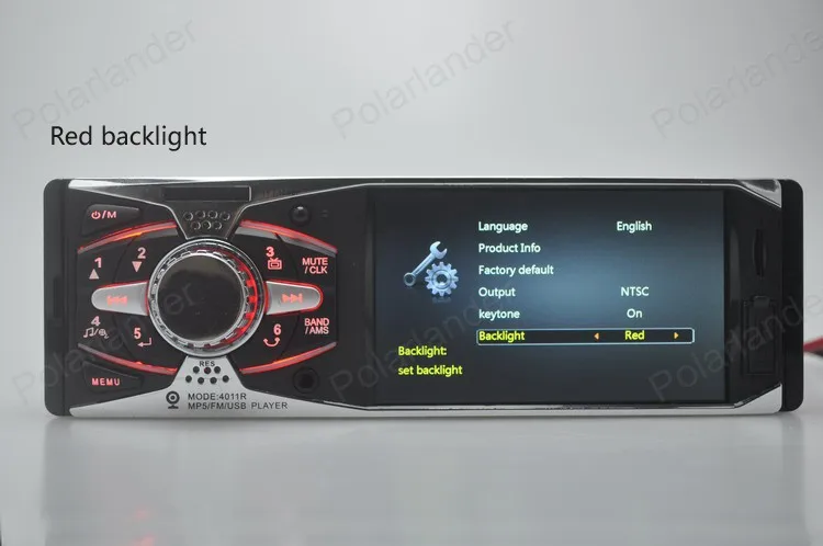 Bluetooth 4 1 дюймов HD TFT экран Автомобильный Радио 12 в аудио плеер mp5 автомобильный