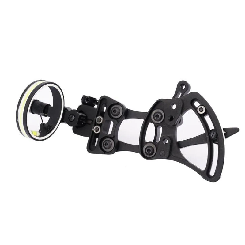 1 контактный Прицельный прицел для стрельбы из лука с лампами алюминиевый