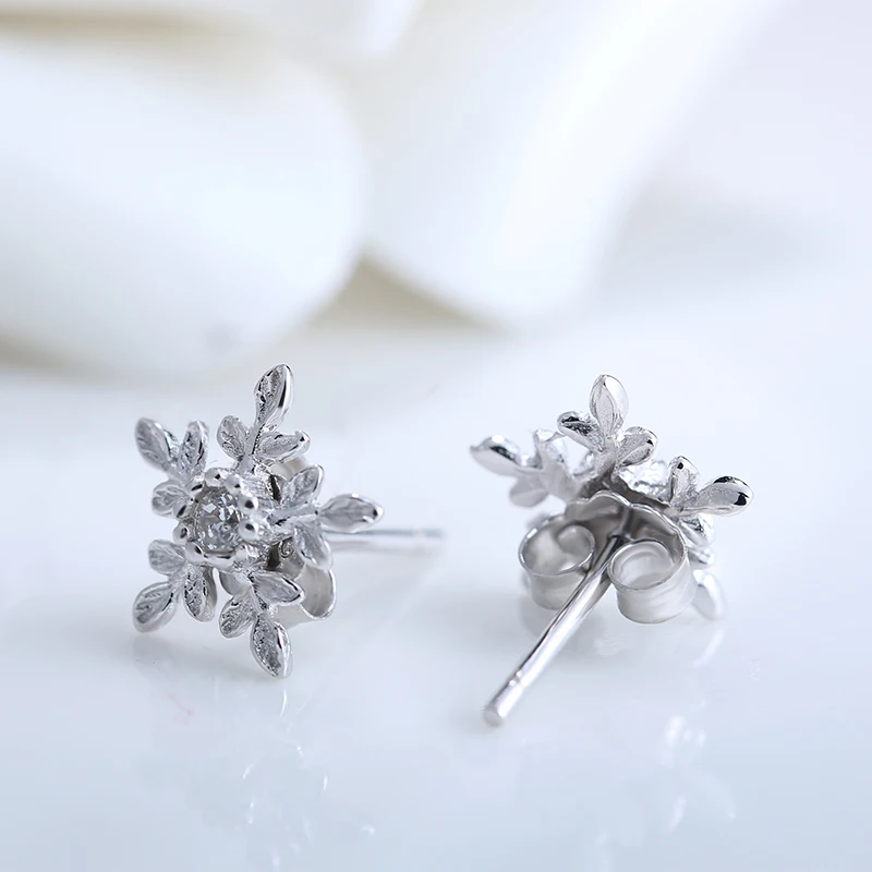Soonhave листья Серьги Серебро 925 Pendientes Mujer Moda Aretes де aros Joyas плата ореха 2017|aretes de