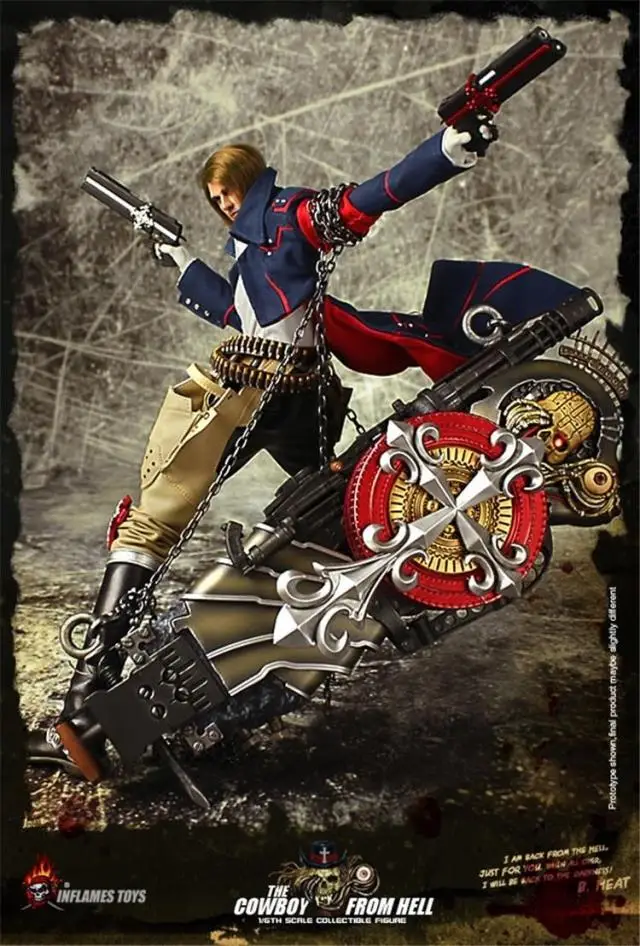 Модели вентиляторов, надувные игрушки, GUNGRAVE, Высота 35 см, 1/6 Ковбой из Преисподней, фигурка, игрушка для коллекции