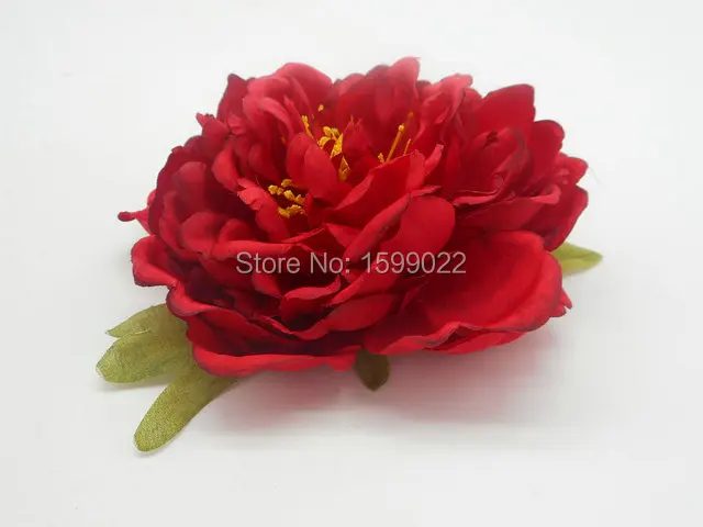 Винтажная красная большая шпилька для волос 15 см Женская Брошь средневековые