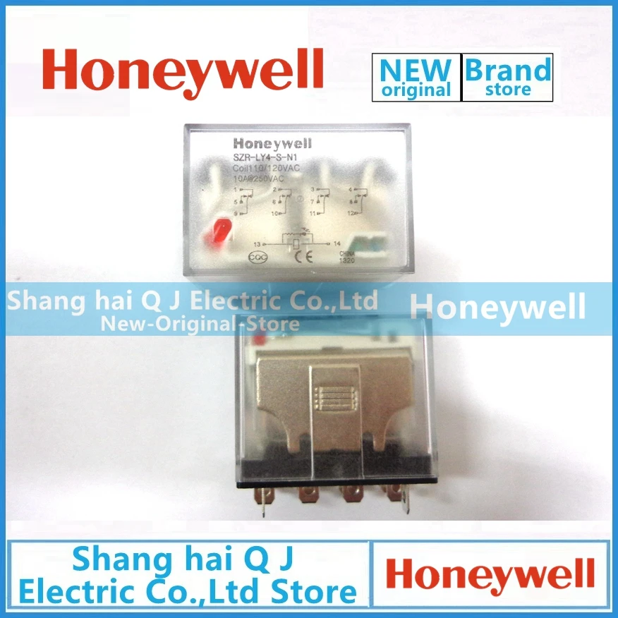 

Honeywell SZR-LY4-S-N1 110/120VAC 110VAC relay socket Brand new and original
