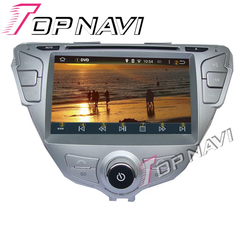 Topnavi 7 ''Восьмиядерный Android 8 0 Автомобильный GPS навигатор для HYUNDAI ELANTRA / MD 2011