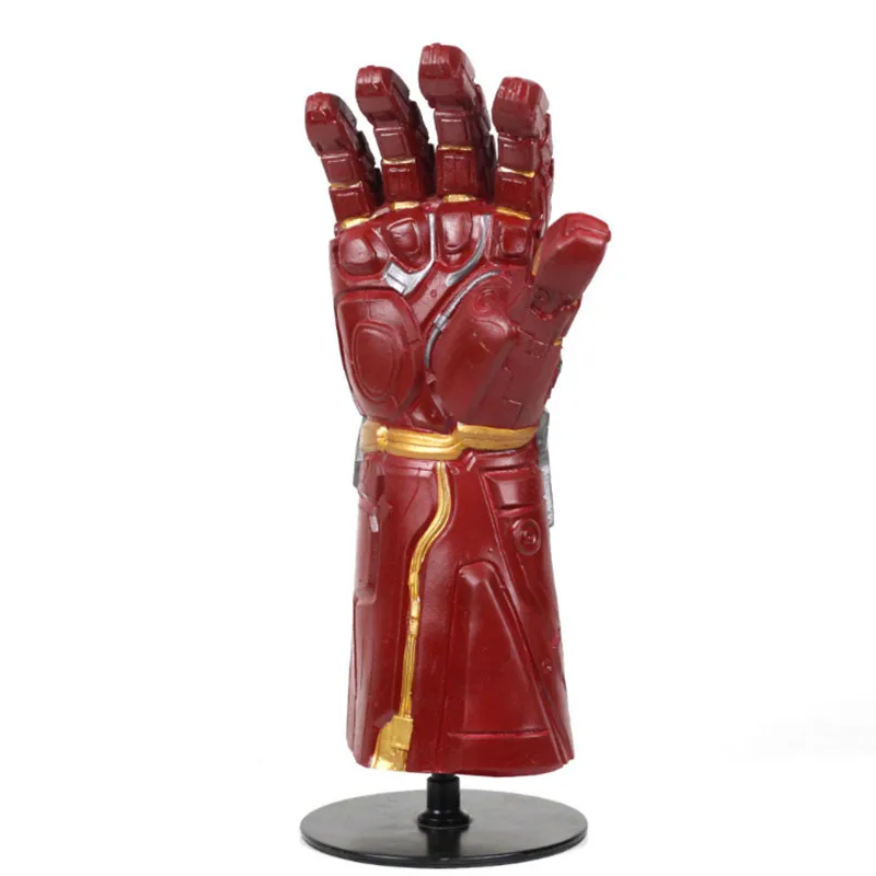 1:1 светодиодный светильник Thanos Gauntlet военные Косплей Перчатки ПВХ экшн-модель игрушки подарок на Хэллоуин Детский подарок