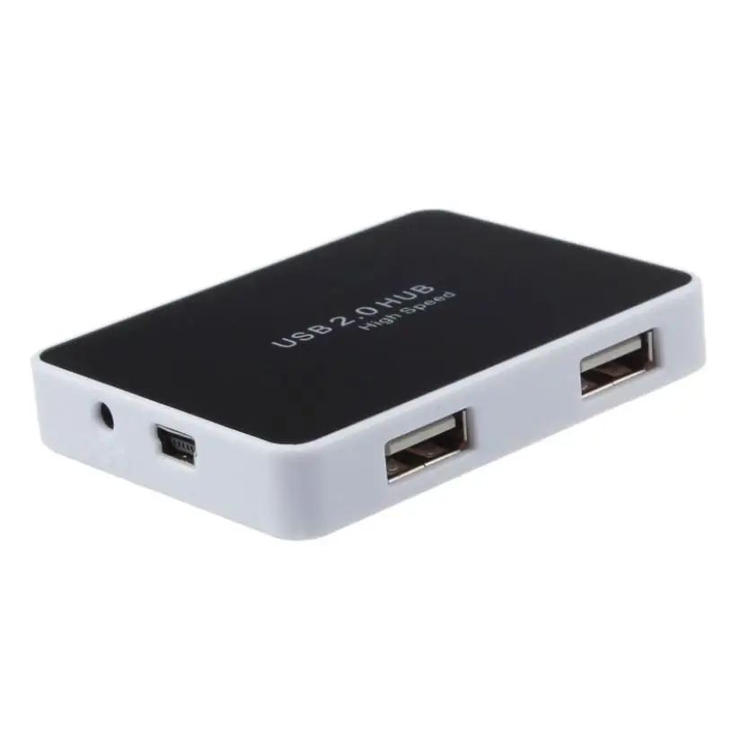 Del ультратонкий зеркальный 4 портовый высокоскоростной USB 2 0 концентратор для ПК