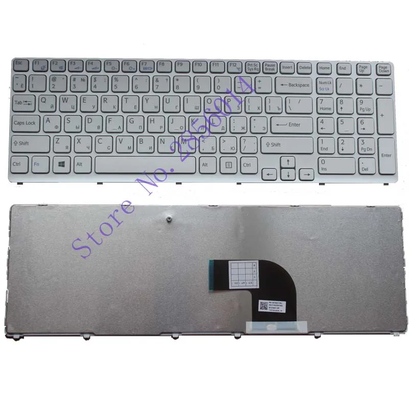 Новая клавиатура для ноутбука sony vaio SVE17 SVE1711 SVE1712 SVE1713 SVE1712L1E SVE1713G1EW SVE1711C5E SVE171C11 witte