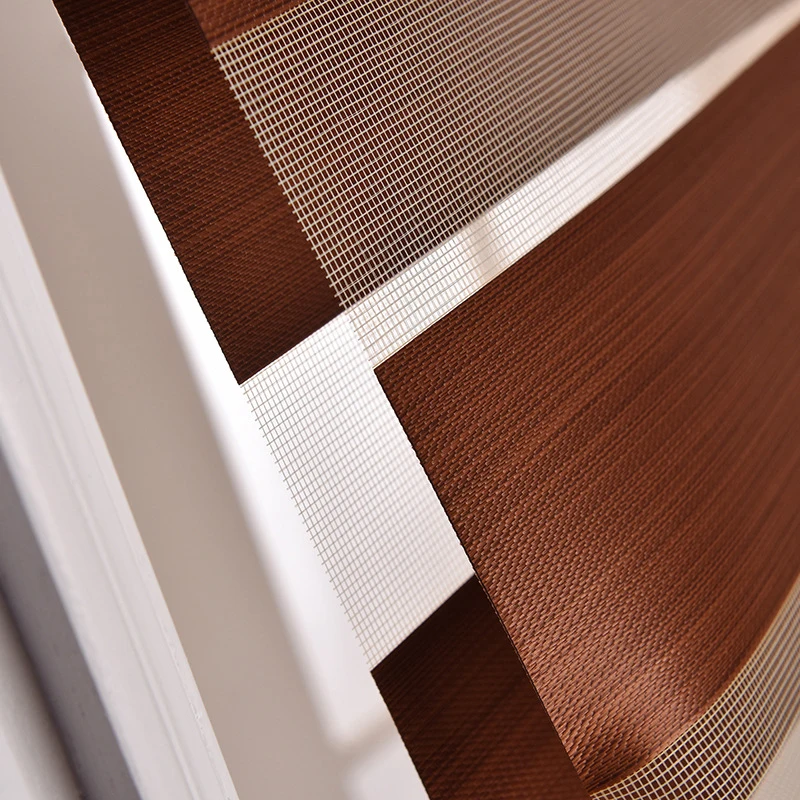 Бесплатная доставка натуральные льняные затемненные жалюзи с принтом зебры