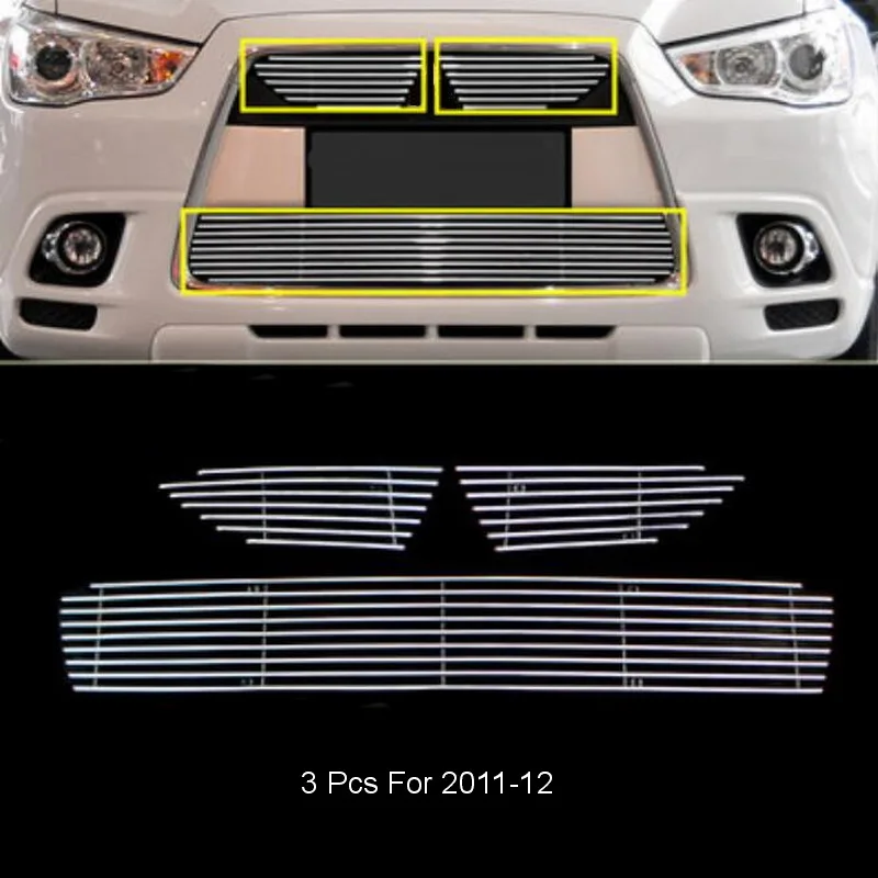Tonlinker наклейки на передний гоночный чехол для Mitsubishi ASX 2011 19 Стайлинг автомобиля 2 4